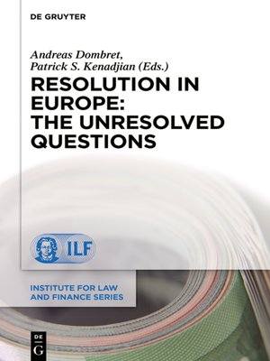 cover image of Resolution in Europe